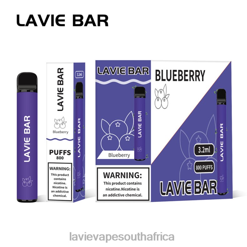 LAVIE E Cigarette - LAVIE BAR 800 Puffs Blueberry Ice VNZRX310