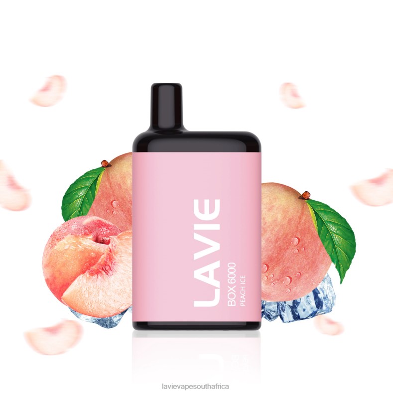 LAVIE E Cigarette - LAVIE BOX 6000 Puffs Peach Ice VNZRX200