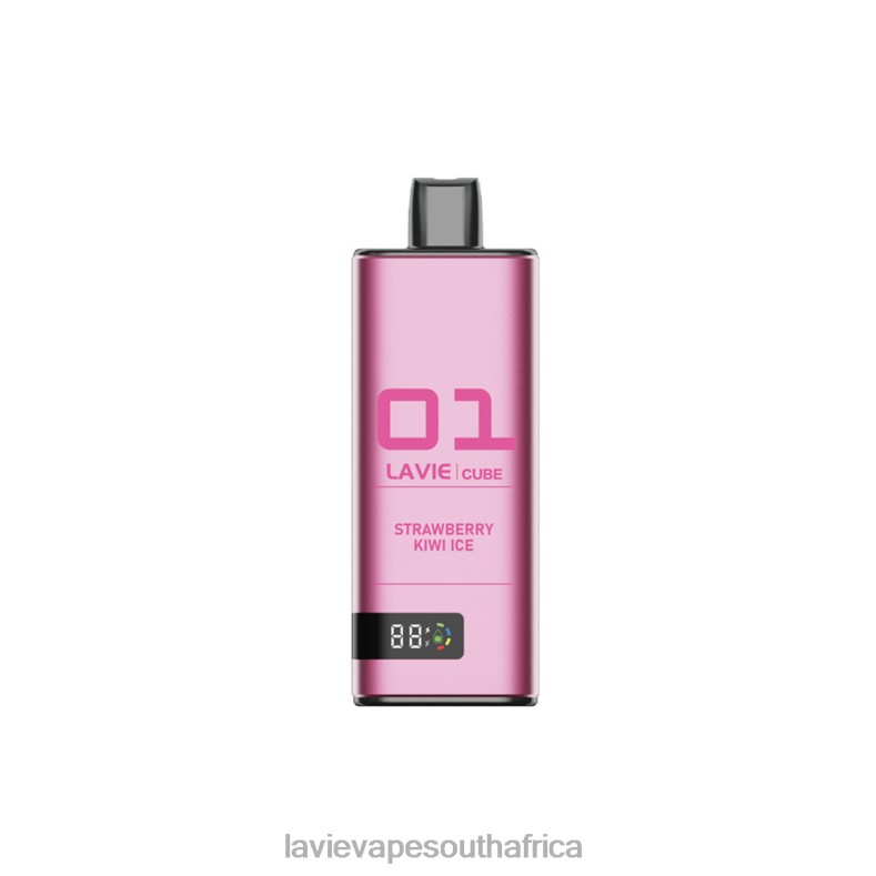 LAVIE E Cigarette - LAVIE Cube 20000 Puffs Strawberry Kiwi Ice VNZRX35