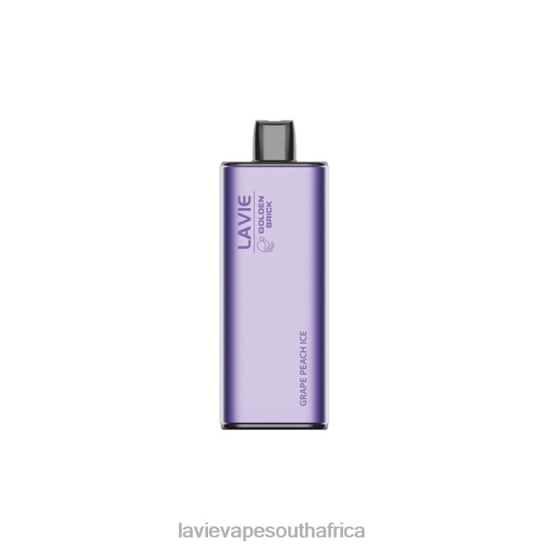 LAVIE E Cigarette - LAVIE GOLDEN BRICK 10000 Puffs Grape Peach Ice VNZRX60