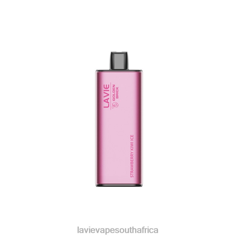LAVIE E Cigarette - LAVIE GOLDEN BRICK 10000 Puffs Strawberry Kiwi Ice VNZRX65