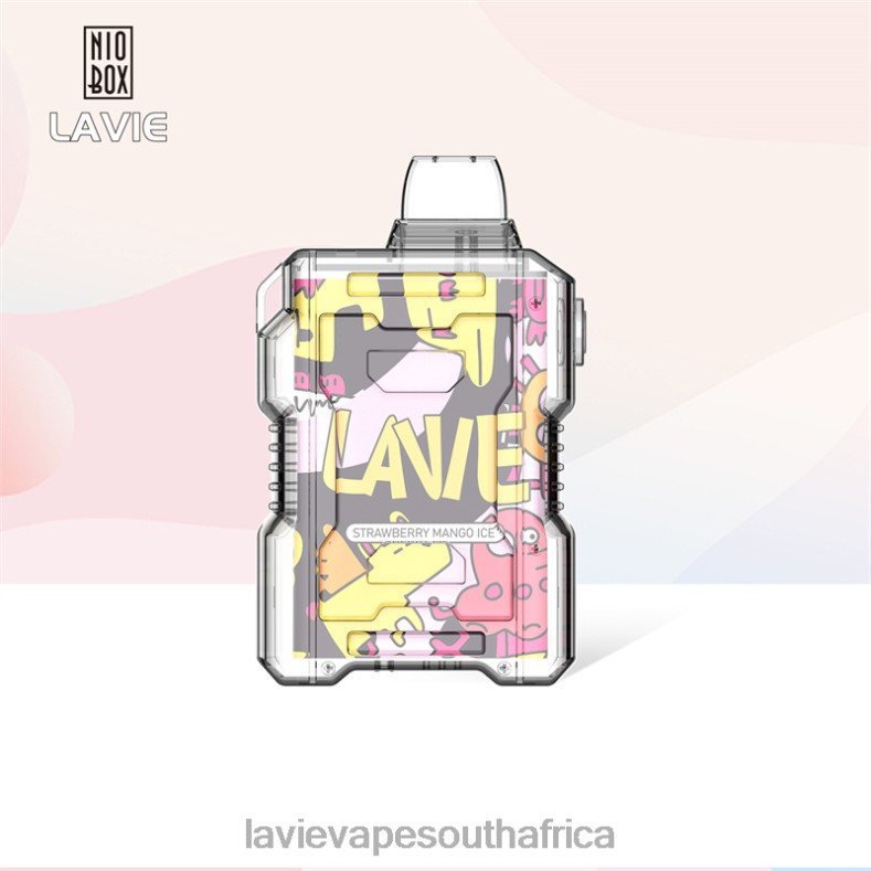 LAVIE E Cigarette - LAVIE NIO BOX 9000 Puffs Strawberry Mango Ice VNZRX190