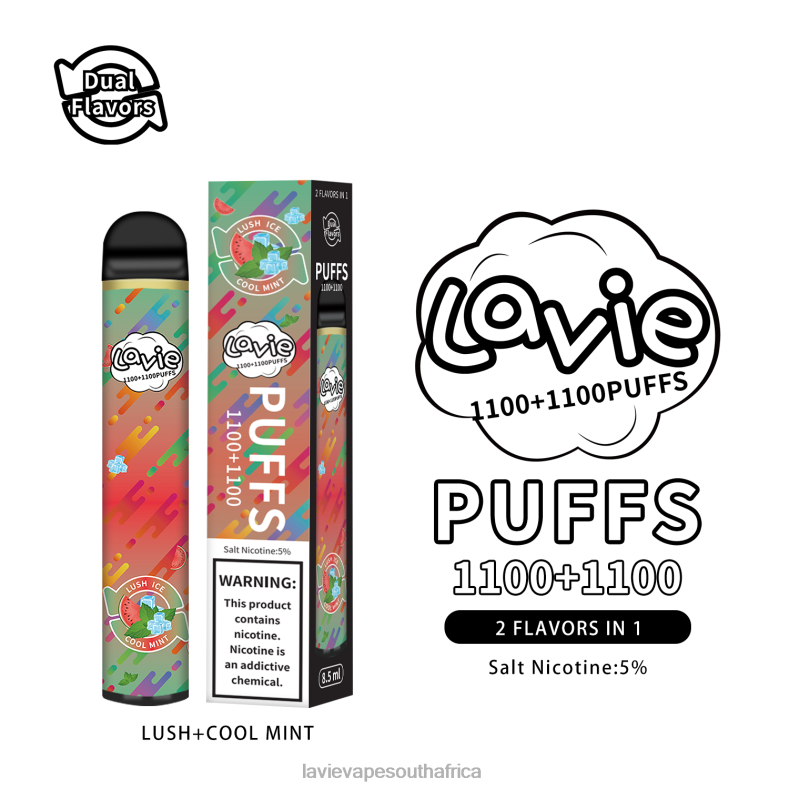 LAVIE Puff - LAVIE BAR Switch 2200 Puffs Lush/Cool Mint VNZRX294