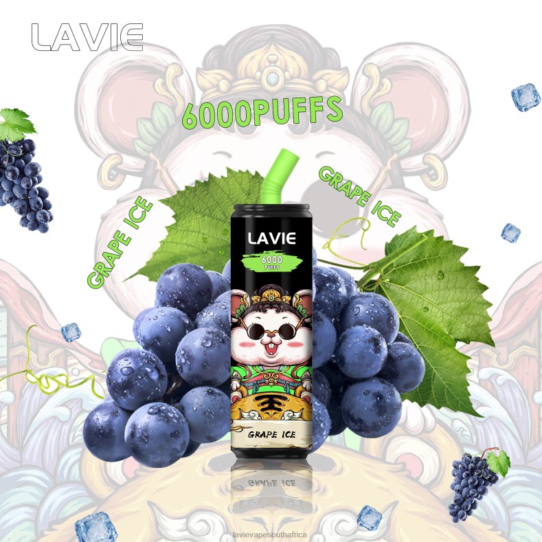 LAVIE Puff - LAVIE Coke BAR 6000 Puffs Grape Ice VNZRX269
