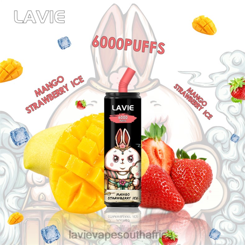 LAVIE Vape Price - LAVIE Coke BAR 6000 Puffs Mango Strawberry Ice VNZRX273