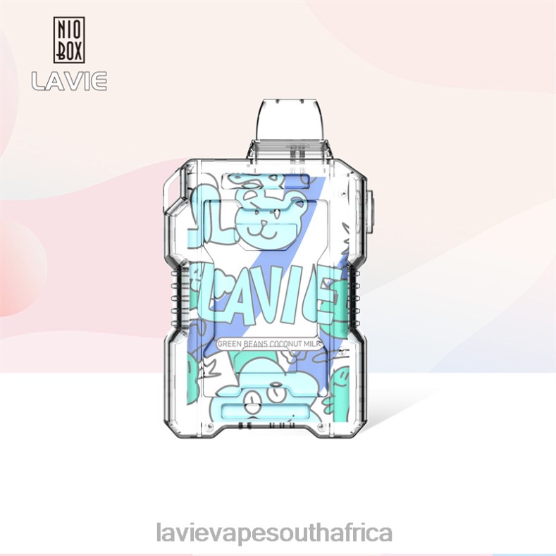 LAVIE Vape Price - LAVIE NIO BOX 9000 Puffs Green Beans Coconut Milk VNZRX188