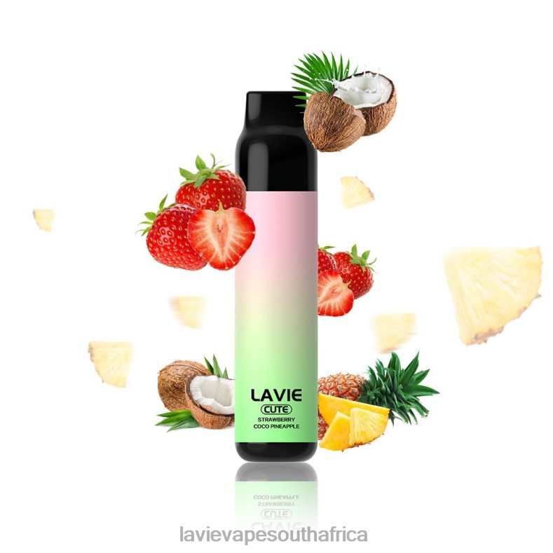 LAVIE Vape Review - LAVIE BAR 3000 Puffs Strawberry Coco Apple VNZRX291