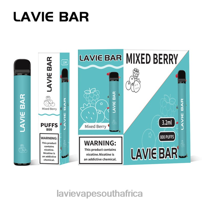 LAVIE Vape Review - LAVIE BAR 800 Puffs Mixed Berries VNZRX316