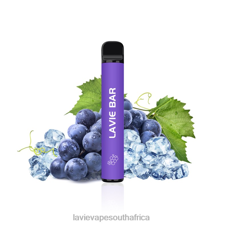 LAVIE Vape South Africa - LAVIE BAR 2 Version 800 Puffs Grape Ice VNZRX322