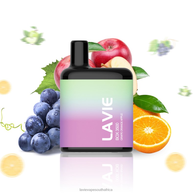 LAVIE Vape South Africa - LAVIE BOX 3500 Puffs Grape Orange Apple VNZRX212