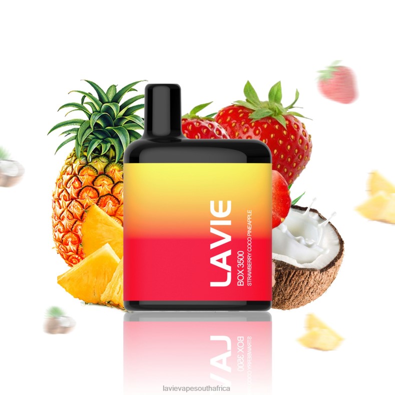 LAVIE Vape South Africa - LAVIE BOX 3500 Puffs Strawberry Coco Pineapple VNZRX207