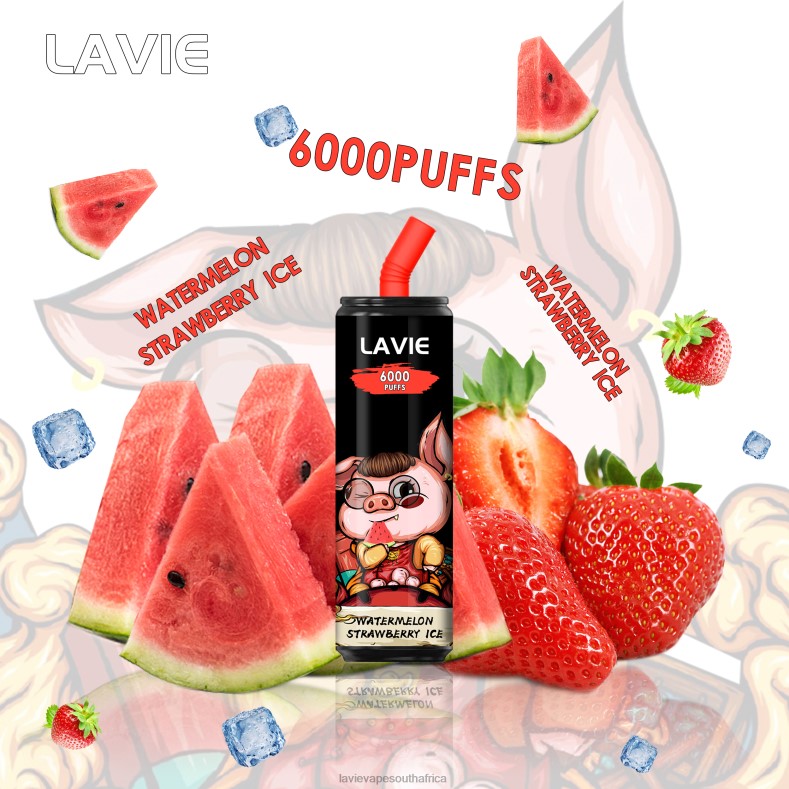 LAVIE Vape South Africa - LAVIE Coke BAR 6000 Puffs Watermelon Strawberry Ice VNZRX267