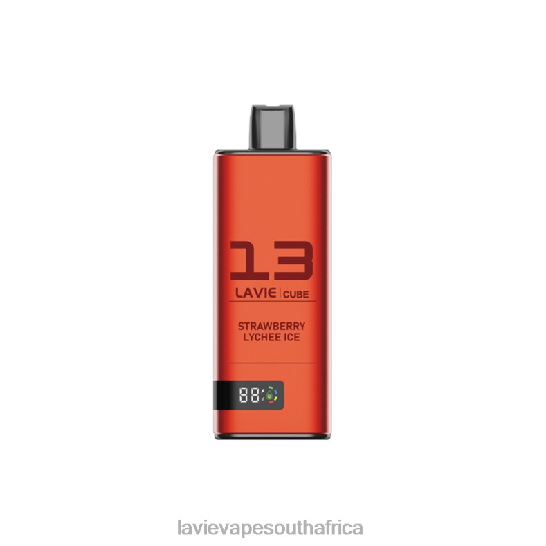 LAVIE Vape South Africa - LAVIE Cube 20000 Puffs Strawberry Lychee Ice VNZRX47