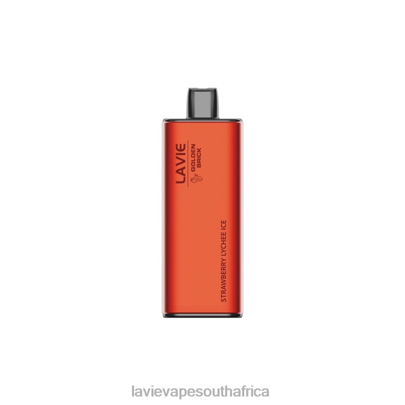LAVIE Vape South Africa - LAVIE GOLDEN BRICK 10000 Puffs Strawberry Lychee Ice VNZRX67