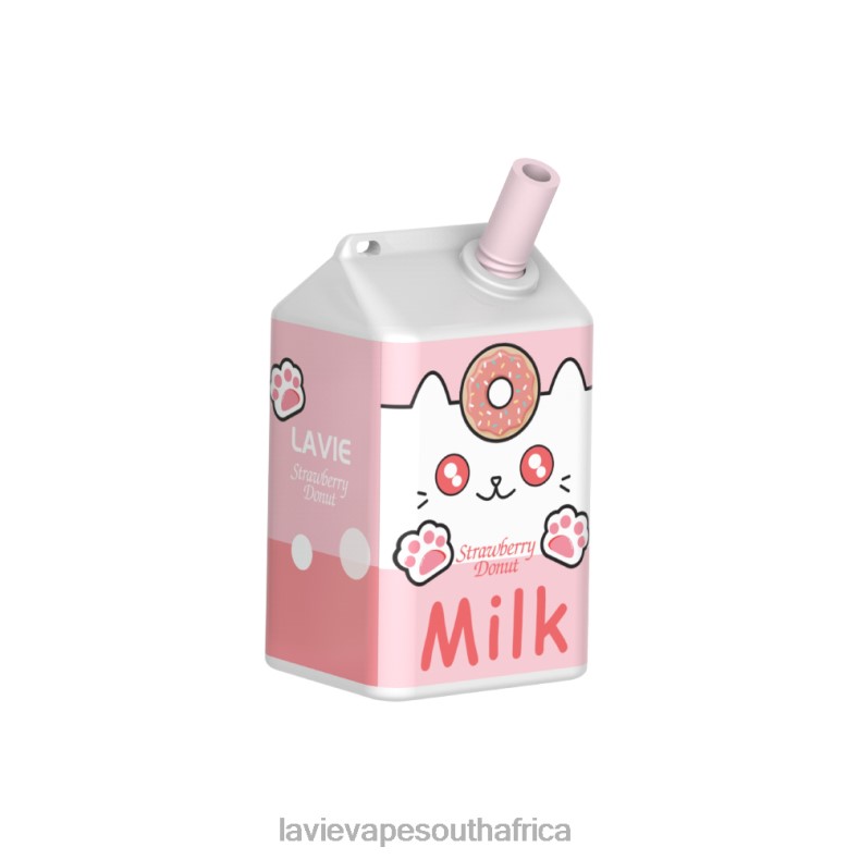 LAVIE Vape South Africa - LAVIE MILK 7000 Puffs Strawberry Donut VNZRX177